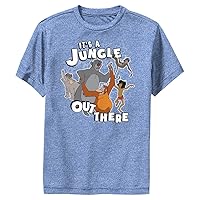 Disney Jungle Book Out There Jungle-Dsjb0007dl2 Boys Short Sleeve Tee Shirt