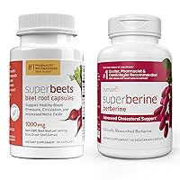 humanN SuperBeets Beet Root Capsules & SuperBerine Capsules