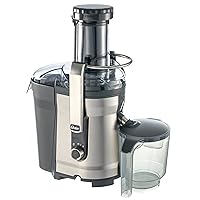 Easy-to-Clean Professional Juicer, Stainless Steel Juice Extractor, Auto-Clean Technology, XL Capacity, Gray