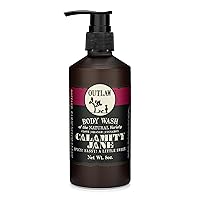 Outlaw Soaps Natural Body Wash - Clove, Orange, Cinnamon, & Whiskey - Outlaw Calamity Jane - Spicy & Sweet, Like a Legend - 8 Fluid Ounces