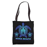 Vintage Kona Hawaii Sea Turtle Hawaiian Aloha Beach Surf Tote Bag
