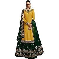 Wedding wear Silk Embroidered Salwar Kameez Salwar Kameez Tunic Dress Ready to Wear Indian Pakistani Dress