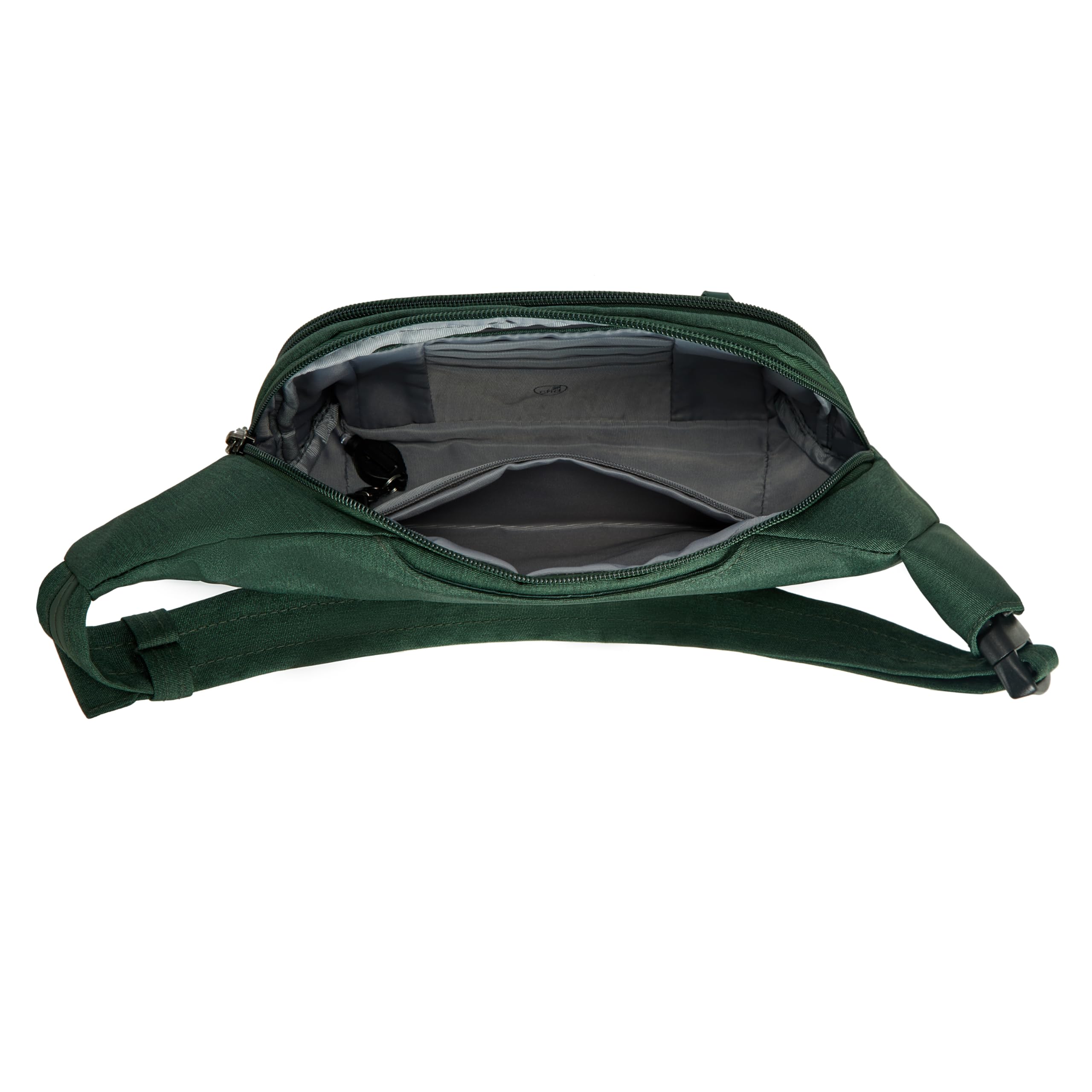 Travelon Metro Anti-Theft Waistpack, Forest Heather