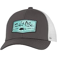 Salt Life Boys' Aqua Badge Youth Mesh Hat
