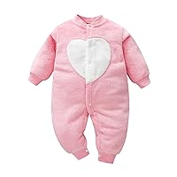 Boys Size 5 Sets Clothes Infant Baby Playsuit Jumpsuit Romper Boy Fleece Girl Warm Clothes Blanket (Pink, 12-18 Months)