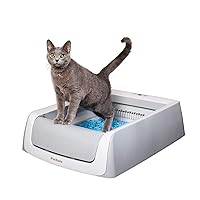ScoopFree Crystal Pro Self-Cleaning Cat Litterbox - Never Scoop Litter Again - Hands-Free Cleanup With Disposable Crystal Tray - Less Tracking, Better Odor Control - Includes Disposable Tray