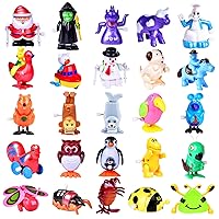 Wind Up Toys - 25pcs Wind-up Animals Toys Easter Basket Stuffers Flipping Walking Jumping Clockwork Bulk Toys for Kids Birthday Gift Party Favors Games Toys Kids Prizes Easter Basket Fillers