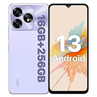 UMIDIGI A15 Cell Phones 16(8+8)G+256G, Android 13 Mobile Phone, 64MP Main Camera Octa Core Smartphone Unlocked 6.7” HD+ Full-View Waterdrop Screen, 5000mAh Battery 20W Fast Charging, 4G Dual SIM, NFC