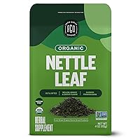 FGO Organic Nettle Leaf Loose Tea, Resealable Kraft Bag, 4oz, Packaging May Vary (Pack of 1)