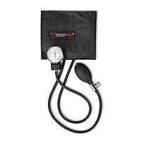 Standard Manual Blood Pressure Cuff | Precise Monitoring Blood Pressure Cuff Manual and Sphygmomanometer | Black Nylon BP Cuff Manual