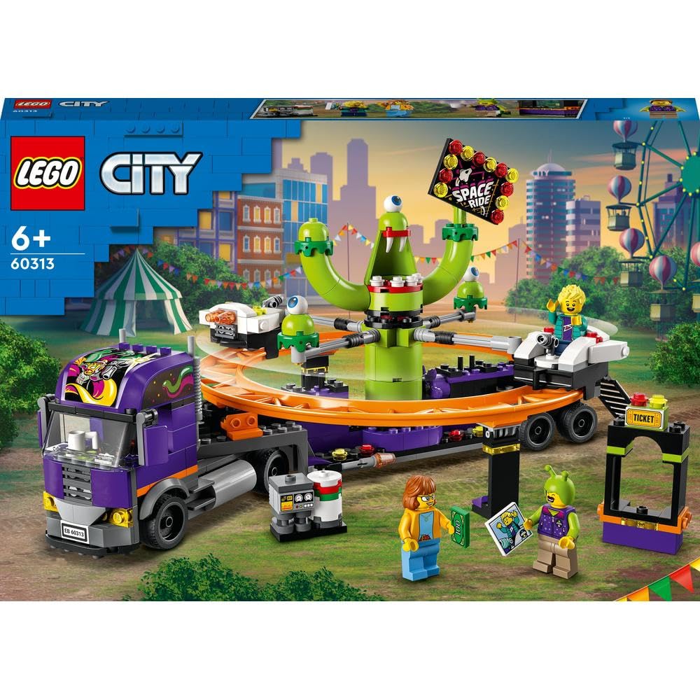 LEGO City Truck with Space Carousel Rare Set