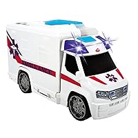 DICKIE TOYS Push and Play SOS Rescue Ambulance