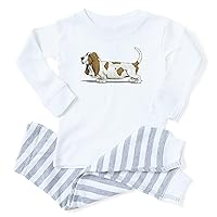 CafePress Basset Hound Baby/Toddler Long Sleeve Pajama set