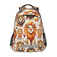 Kid Cartoon Lion Backpack for Boy Girl Elementary School Bag Lion Bookbag Child Back to School Gift,8