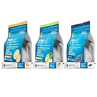 NormaLyte Oral Rehydration Salts- Combo of 3 Flavours- Orange, Apple, Grape Each 30 Sticks | Low Sugar Energy Supplements, Electrolyte Powder Packets for Hydration |Vegan, Dehydration