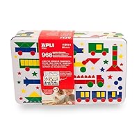 Apli13011 Transport Game with Shaped Label in Tin Box