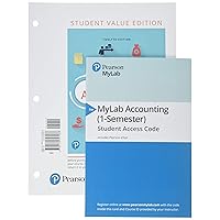 Financial Accounting, Student Value Edition Plus MyLab Accounting with Pearson eText -- Access Card Package Financial Accounting, Student Value Edition Plus MyLab Accounting with Pearson eText -- Access Card Package