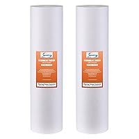 iSpring 5-Micron 20” x 4.5” Whole House Water Filter Cartridges, High Capacity Sediment Filter, Model Number: FP25BX2