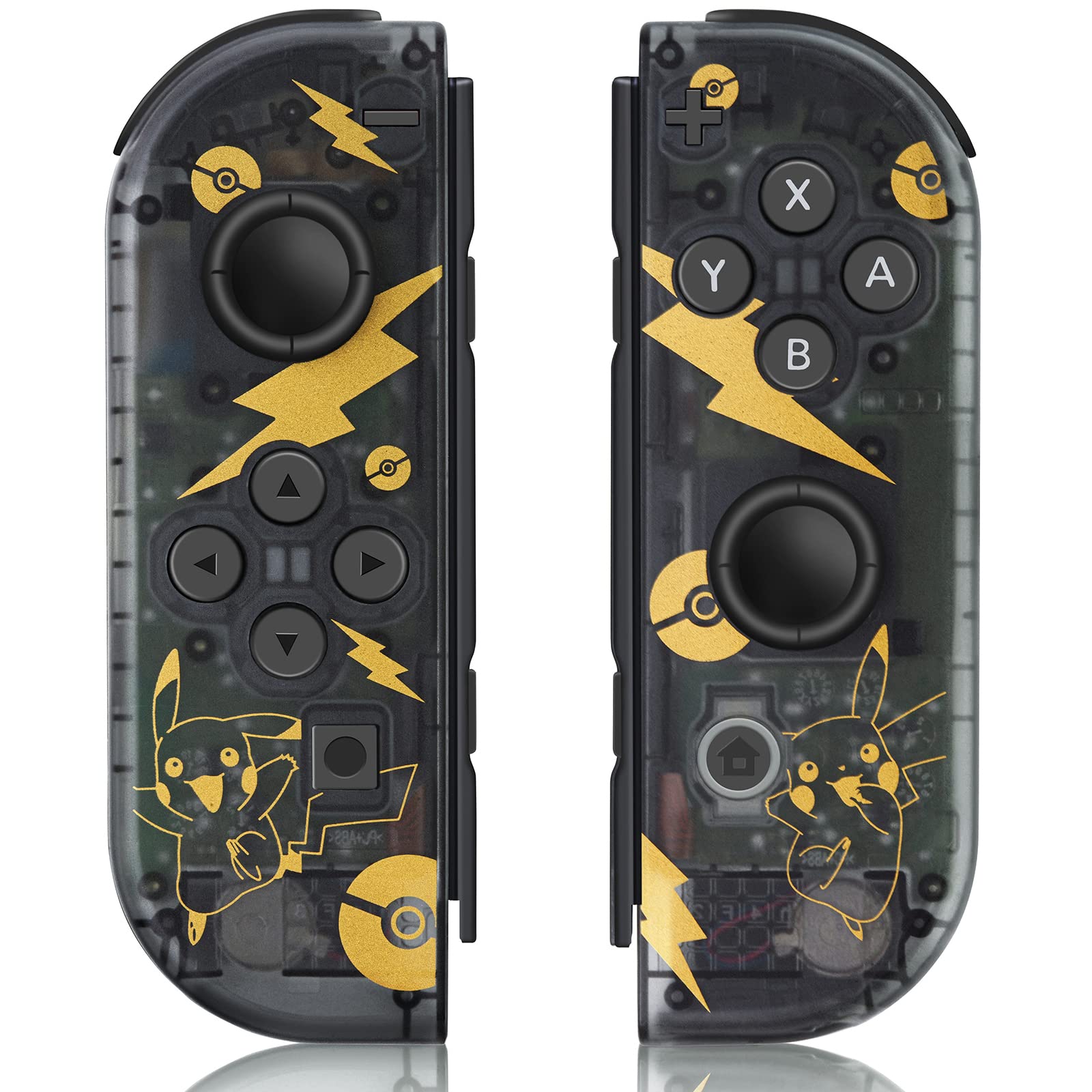 Joycons Controller Replacement for Nintendo Switch, L/R Switch Controllers for Nintendo Switch/Lite/OLED with Dual Vibration/Wake-up/Screenshot
