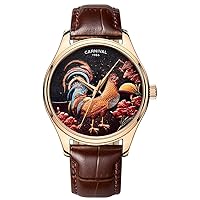 TEINTOP Japanese Automatic Men's Watch Zodiac Animal Mechanical Carnival Watches