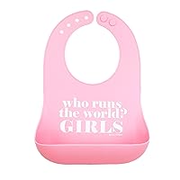 Bella Tunno Wonder Bib - Adjustable Silicone Baby Bibs for Girls, Durable and Waterproof BPA Free Silicone