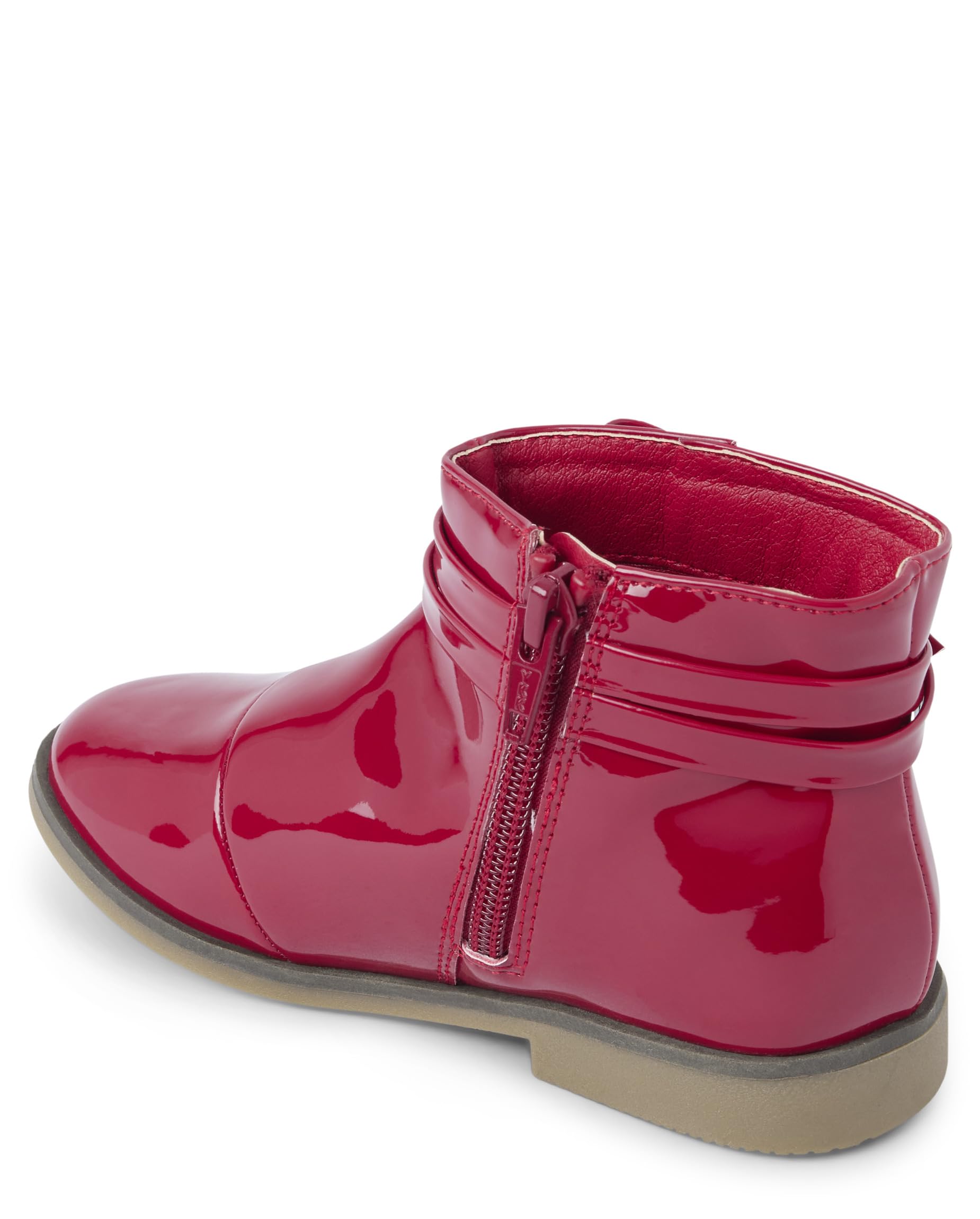 Gymboree Unisex-Child and Toddler Faux Leather Booties Ankle Boot