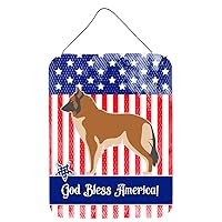 BB8384DS1216 Belgian Tervuren American Wall or Door Hanging Prints Aluminum Metal Sign Kitchen Wall Bar Bathroom Plaque Home Decor Front Door Plaque, 12x16, Multicolor