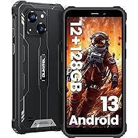 OUKITEL WP32 Outdoor Mobile Phone Without Contract, 12GB + 128GB Smartphone, IP68 Waterproof, 6300 mAh 6 Inch HD+ Display, Android 13 Cheap Smartphone 4G, Octa Core Processor, 20MP Panorama Camera,