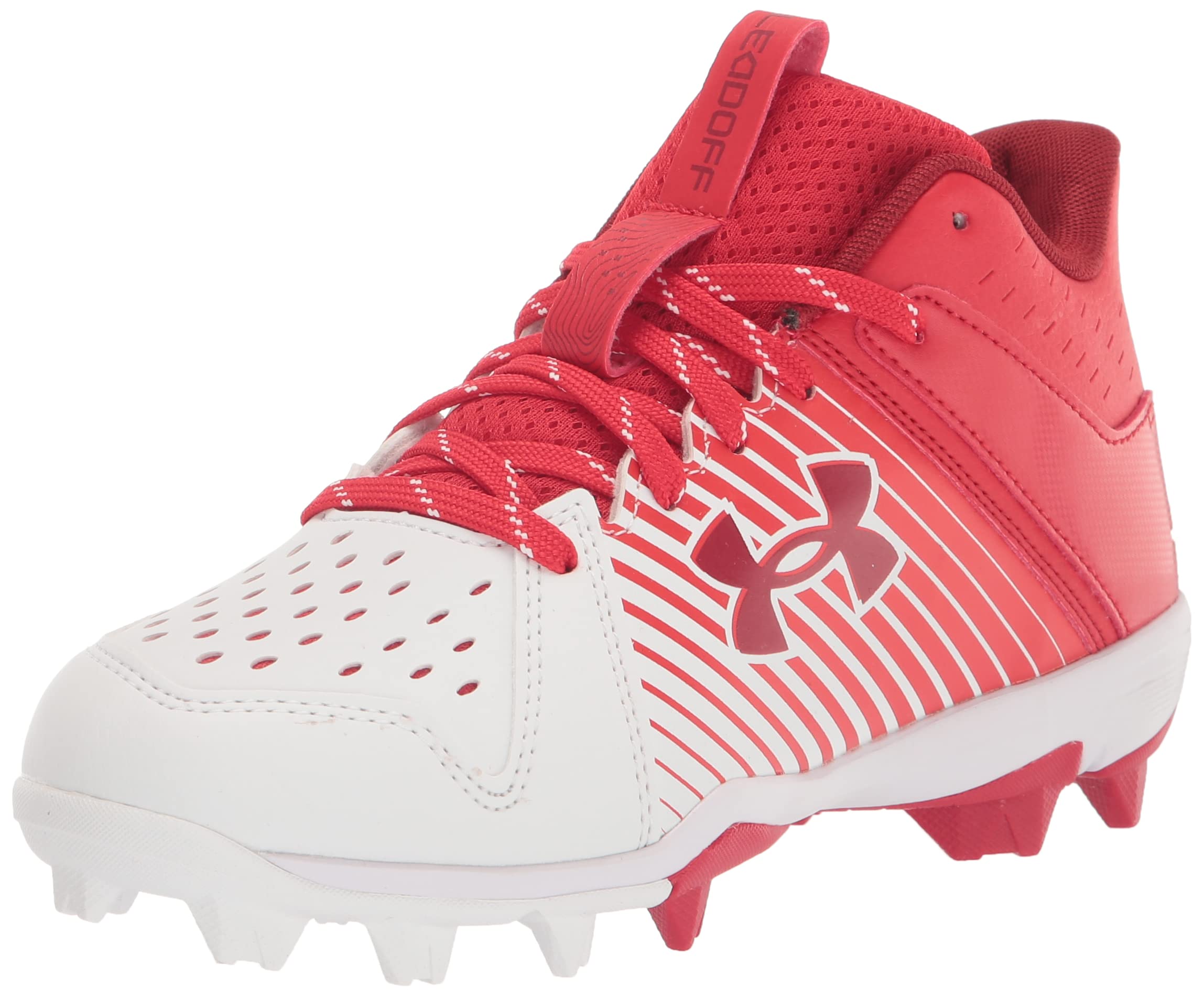 Under Armour Baby-Boy's Leadoff Mid Junior Rubber Molded Baseball Cleat Shoe