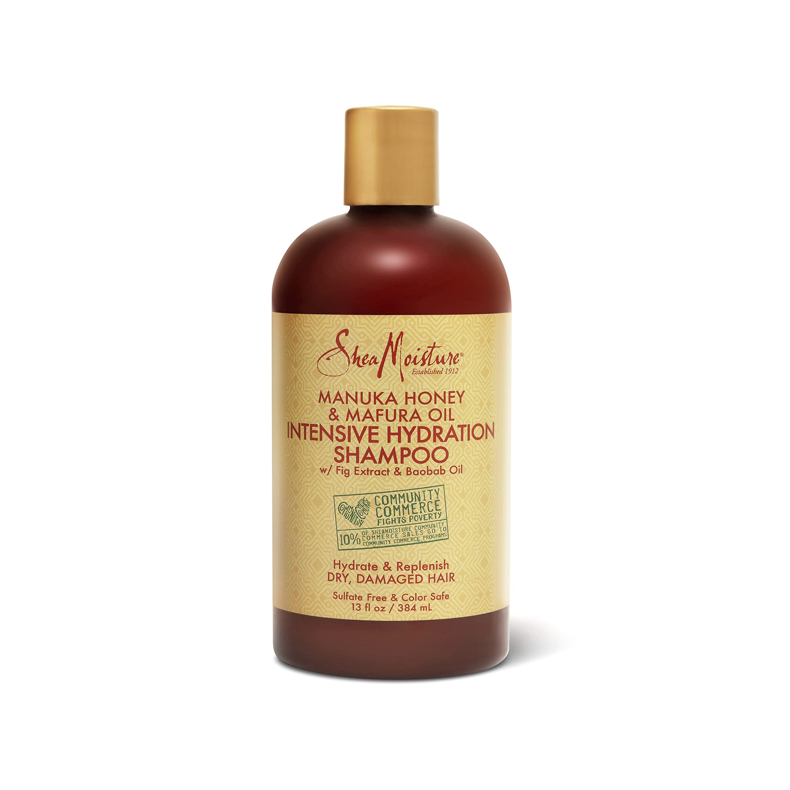 Mua SheaMoisture Intensive Hydration Shampoo for Dry, Damaged Hair Manuka  Honey and Mafura Oil Sulfate-Free 13 oz trên Amazon Mỹ chính hãng 2023 |  Fado