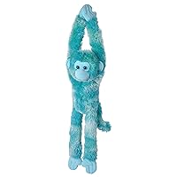 Wild Republic, Hanging Monkey Plush, Stuffed Animal, Plush Toy, Gifts for Kids, Vibe Blue, 20