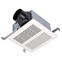 SNP100 | 100 CFM | 0.8 Sone | No Attic Access Required Bathroom Ventilation Exhaust Extractor Fan