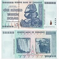 100 Trillion commemorative paper, Uncirculated, Zimbabwe