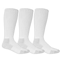 Men's Advanced Diabetic Blisterguard Socks - 2 & 3 Pair Packs - Non-Binding Cushioned Comfort