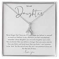To My Daughter Necklace, Mother Daughter Gifts, Daughter Necklace, Daughter Gift, Daughter Necklace From Dad, Heart Shaped Necklace