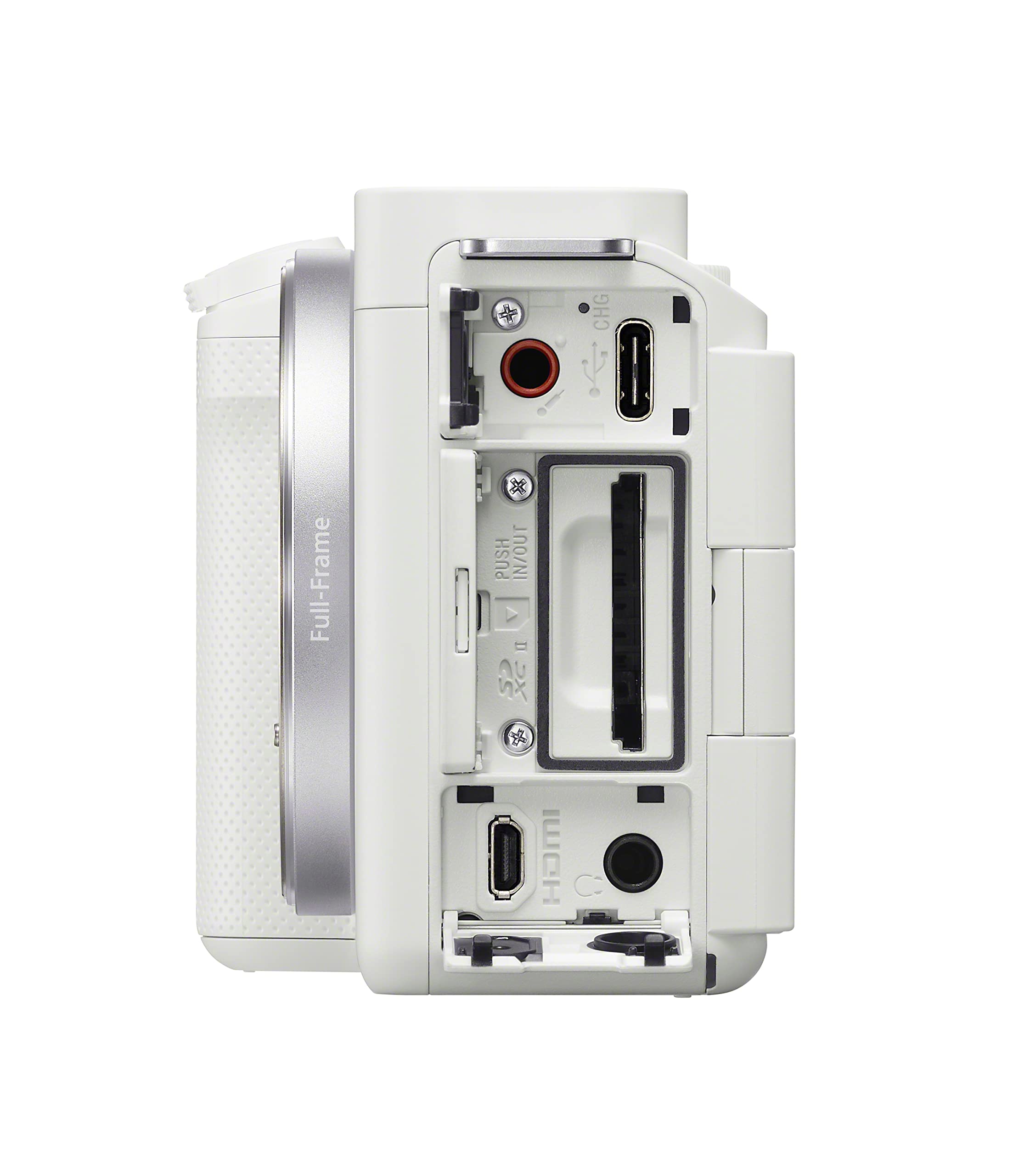 Sony Alpha ZV-E1 Full-Frame Interchangeable Lens Mirrorless Vlog Camera - White Body