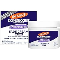 Palmer's Skin Success Anti-Dark Spot Nighttime Fade Cream with Retinol & Niacinamide, Dark Spot Corrector for Face, Night Moisturizer Helps Reduce Dark Spots, Fine Lines & Wrinkles, 2.7 Ounce