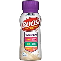 BOOST Women Balanced Nutritional Drink, Very Vanilla, 8 Ounce Bottle (Pack of 6) (Packaging May Vary)