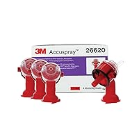 3M Accuspray Paint Spray Gun Nozzle Refills for PPS 2.0, 26620, 2 mm, Red, Use with PPS 2.0 Spray Gun System for Like-New Paint Spray Performance, 4 Pack