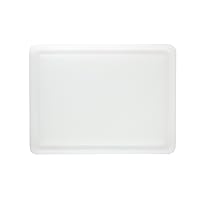 Dexas NSF Polysafe Pastry/Cutting Board with Well, 15 by 20 inches, White