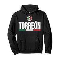 Novelty Torreon Mexico Traveling Flag Mexican Vacations Gag Pullover Hoodie