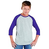 LAT™ Youth 60/40 Cotton/Polyester Vintage Heathered Jersey Short Sleeve Tee