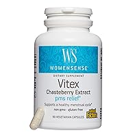 WomenSense by Natural Factors, Vitex Chasteberry Extract, Helps Sooth Symptoms of PMS and Menopause, 90 capsules (90 servings)