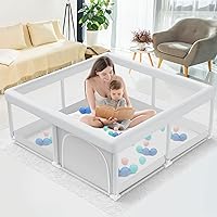 VANCLE Baby Playpen with Mat, Playpen for Babies and Toddlers, Large Baby  Fence Play Area Baby Play Yards Play Pens for Kids Indoor & Outdoor  Activity