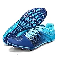 Track and Field Shoes Men Women Kids Spikes Sneakers Track Race Jumping Sneakers Girls Professional Running Nail Spikes Shoes Boys