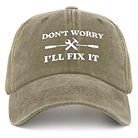 I May Be A Mechanic But I Can't Fix Stupid Baseball Cap Women's Hats & Caps Pigment Black Womens Hat Gifts for Son