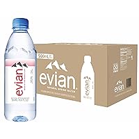 Natural Spring Water , Naturally Filtered Spring Water in Individual-Sized Plastic Bottles 16.9 Fl Oz (Pack of 24)