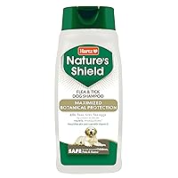 Nature’s Shield Flea & Tick Dog Shampoo Maximized Botanical Protection & Prevention with Cinnamon, Citronella & Rosemary Oils, 14 Ounces