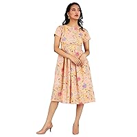 Women's Jaipur Cotton Yellow Dress