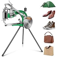 Shoe Repair Machine Handheld Leather Sewing Machines Cobbler Stitching Industrial Heavy Duty Maquina de Coser Manual Nylon Line for Upsolery Zippers Coats Bags Clothes Quilts Trousers Belt